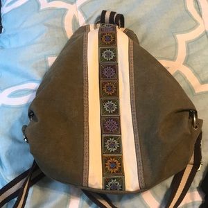 Boho backpack purse